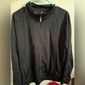 Black Zip-Up Pacers Jacket